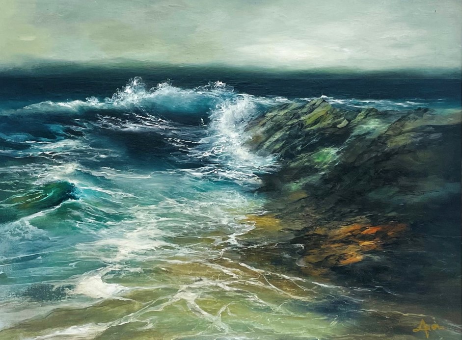 'Lochranza Shore' by artist Alison Lyon